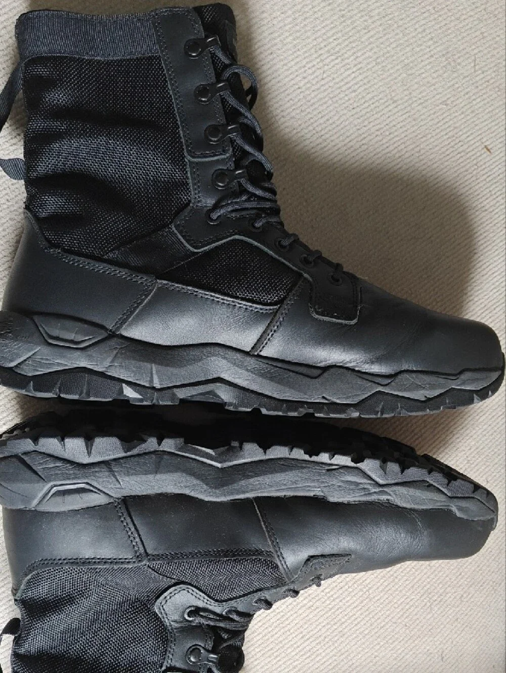 Merrell Men's Moab Black Tactical Lace-Up Boots